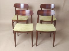 Juego de cuatro sillas Josef Frank para Wiesner Hager Años 50