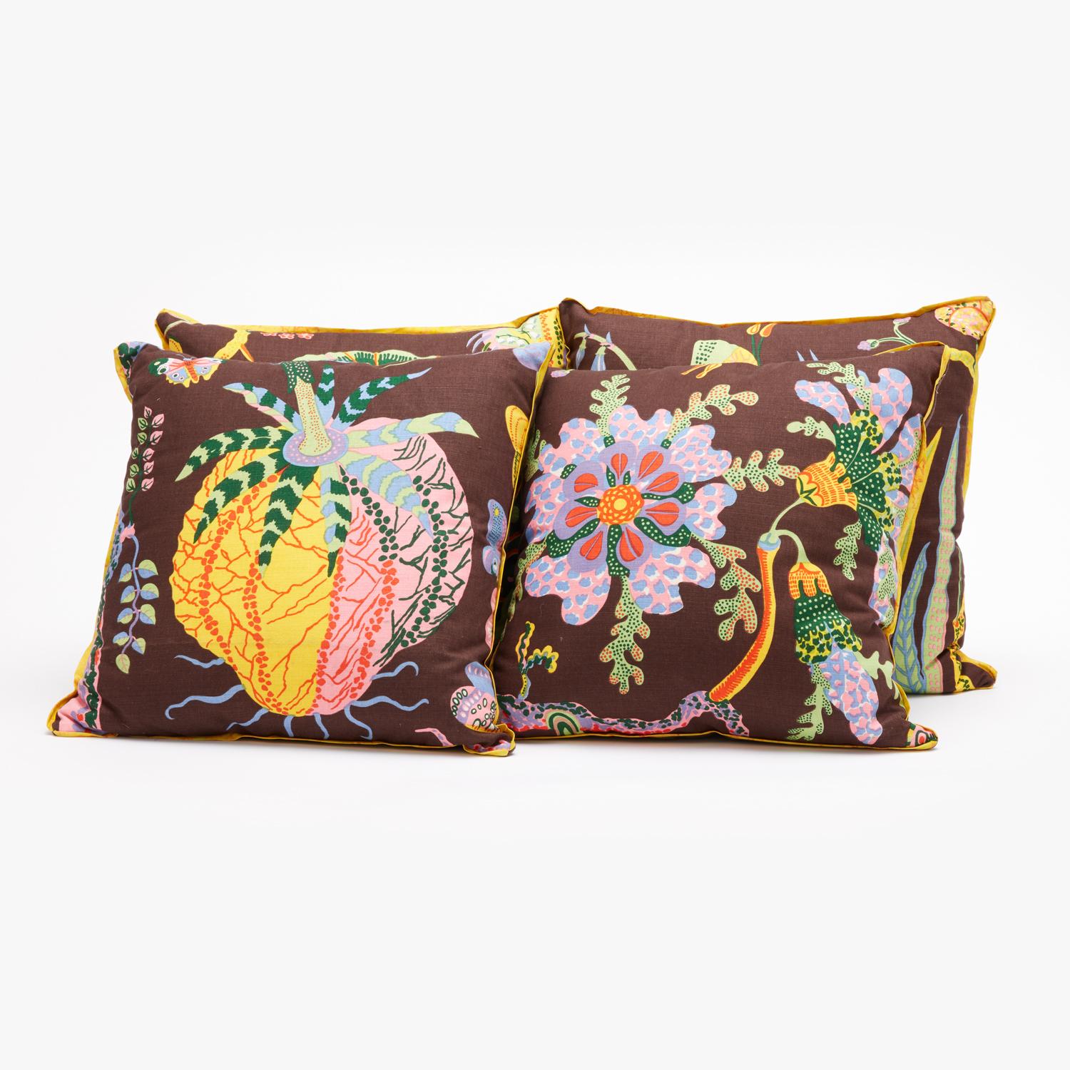 American Set of Four Josef Frank Cushions in the 