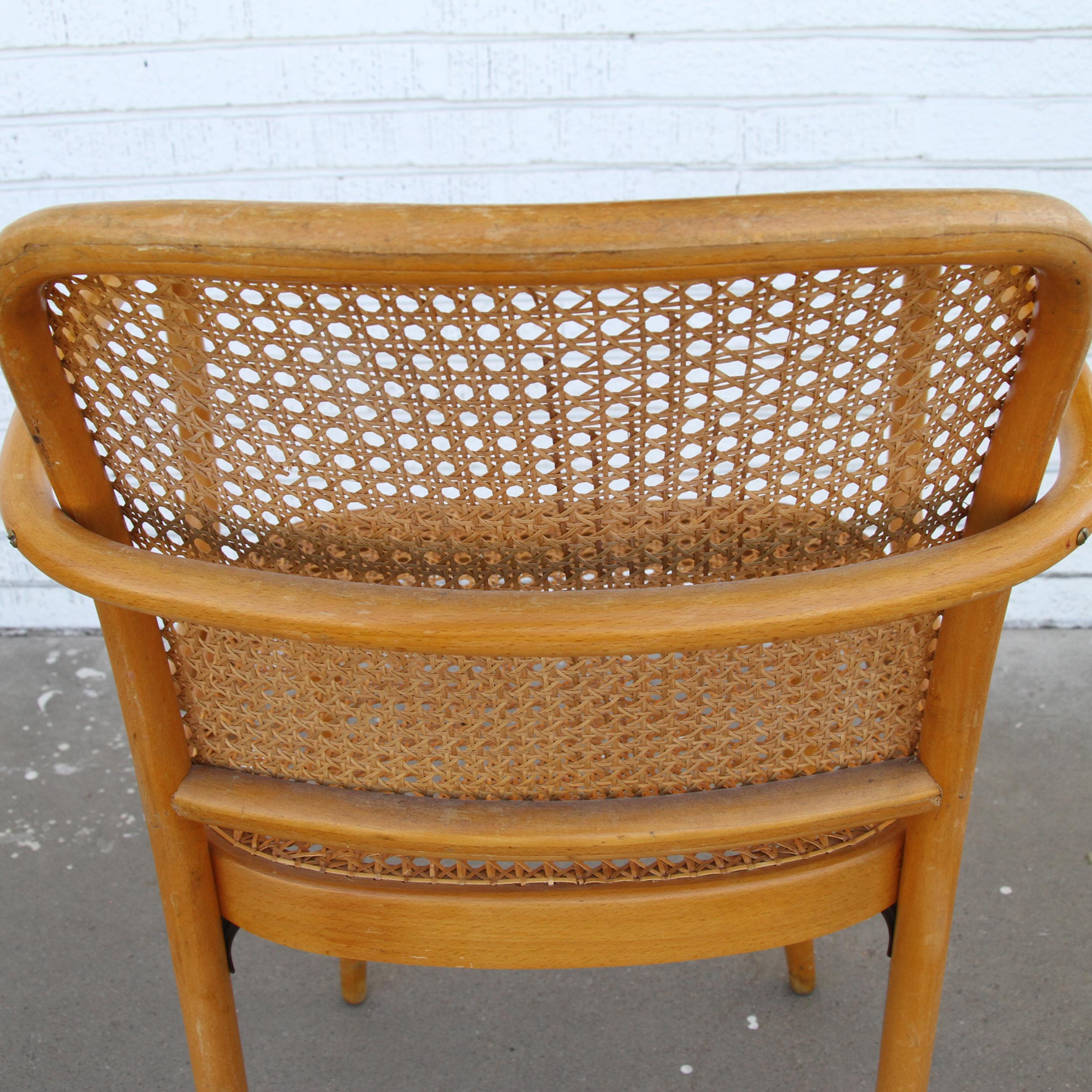 Set of Four Josef Frank/Hoffman Bentwood Prague 811 Chairs 5