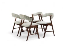 Set of Four Kai Kristiansen Model 32 Dining Chairs in Rosewood
