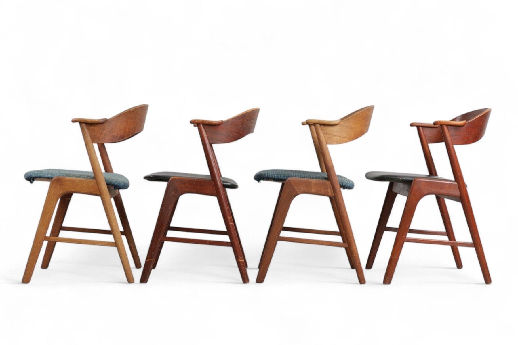 Origine: Danimarca
Designer: Kai Kristiansen
Produttore: Korup Stolefabrik
Epoca: anni '60
Materiali: Teak
Misure:  19″ di larghezza x 19″ di profondità x 29″ di altezza, Seduta: 18