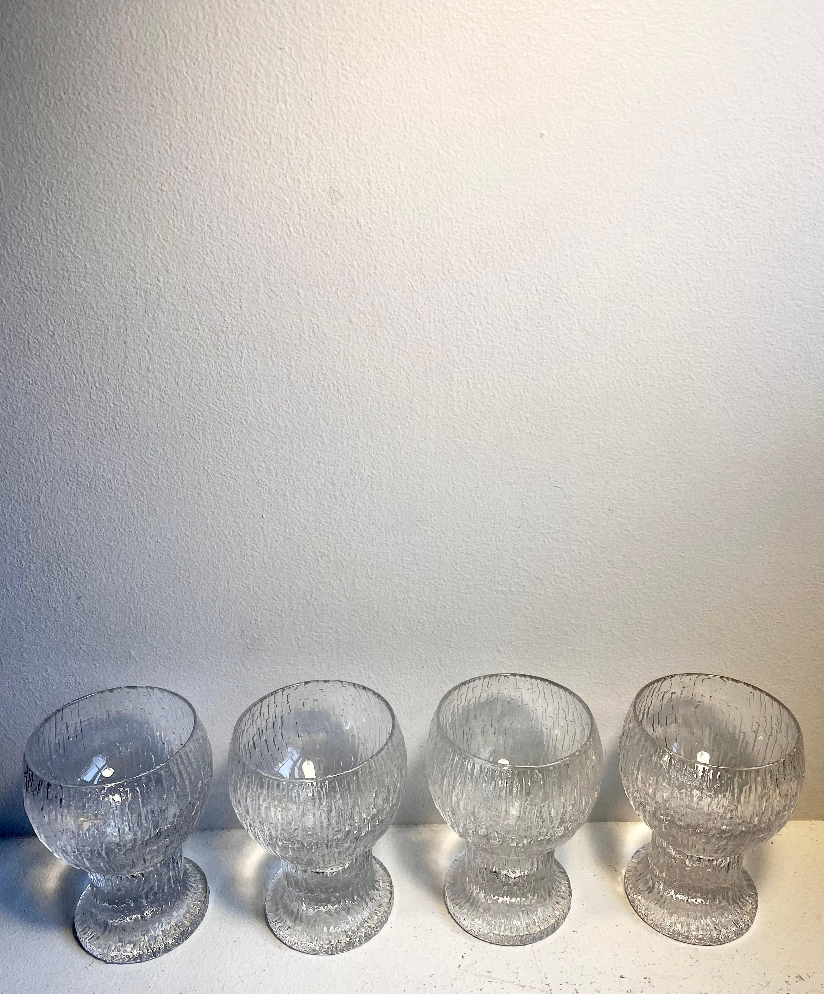 Kekkerit Drinking Glass 
Timo Sarpaneva for Iittala 
Finland, 1970's

