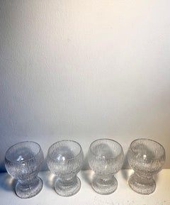 Ensemble de quatre verres à boire Kekkerit de Timo Sarpaneva pour Iittala