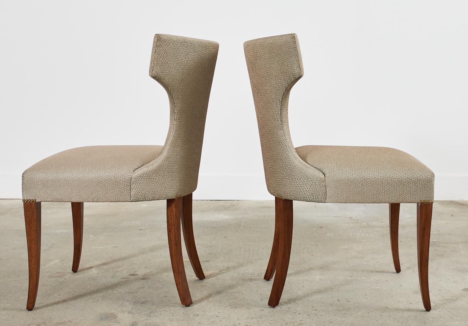 Kerry Joyce for Design Fournir ensemble de quatre chaises de salle à manger Luxford  en vente 2