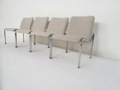 Ensemble de quatre chaises longues Kho Liang Ie pour Stabin, modèle 703, Hollande, années 1960