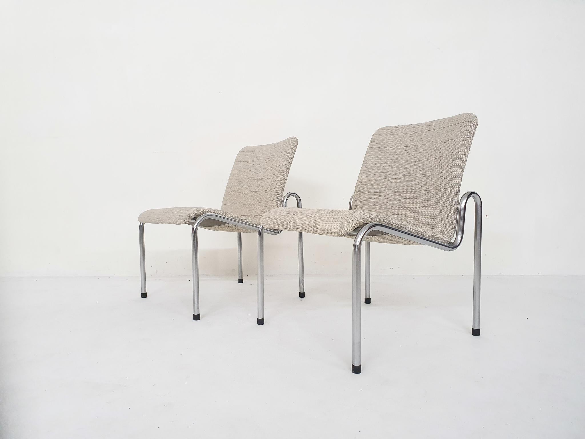 Set of four Kho Liang Ie for Stabin lounge chairs model 703, Holland 1960’s For Sale 1