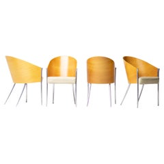 Set of Four King Costes Chairs by Philippe Starck