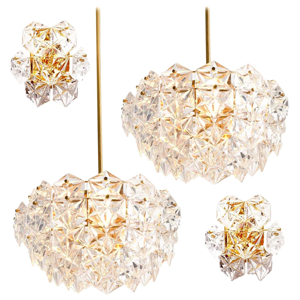 Elegant Faceted Lens Fixture at 1stdibs