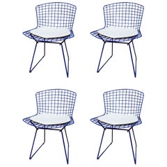 Set of Four Knoll Bertoia Side Chairs