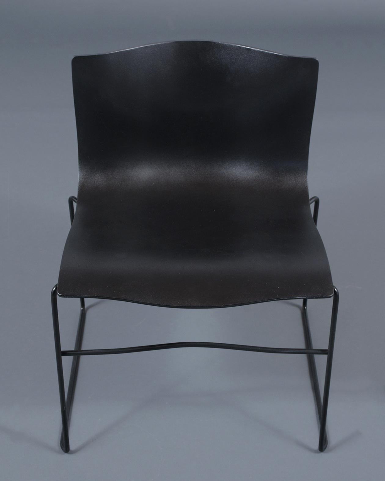Molded Set of Four Knoll Chairs