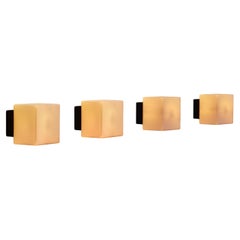 Set of Four “Kubuarmatur 38117” Wall Lamps for Louis Poulsen, Denmark 1960s