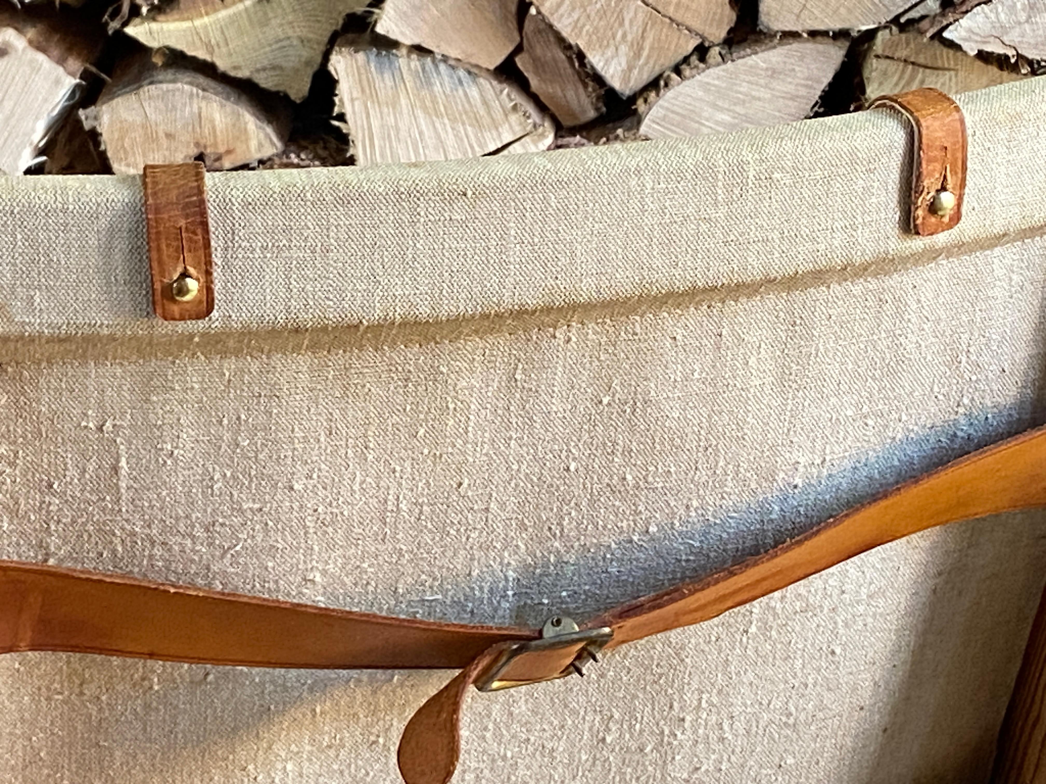 Ensemble de quatre chaises de salle à manger en cuir safari de Kurt Ostervig pour AM Mobler en vente 4