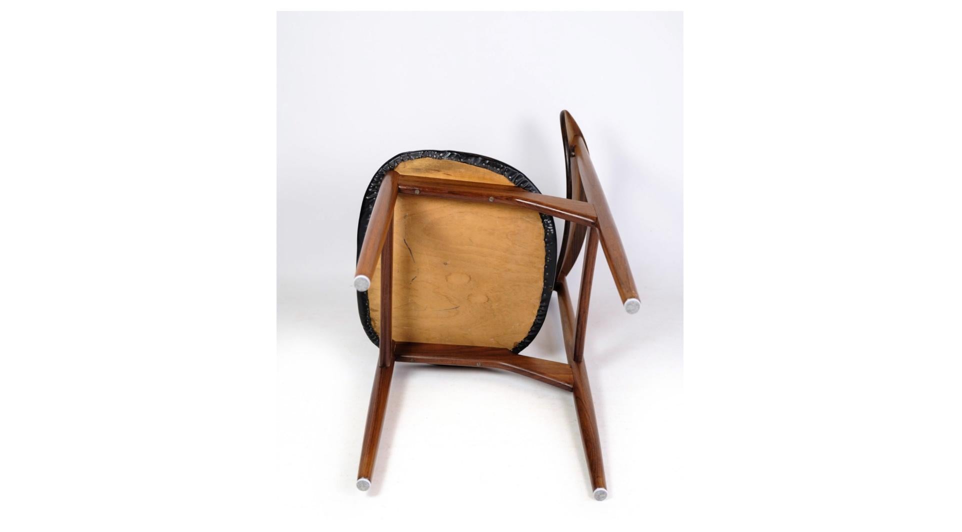 Danish Set of Four Chairs Made In Rosewood By Kurt Østervig From 1960s For Sale