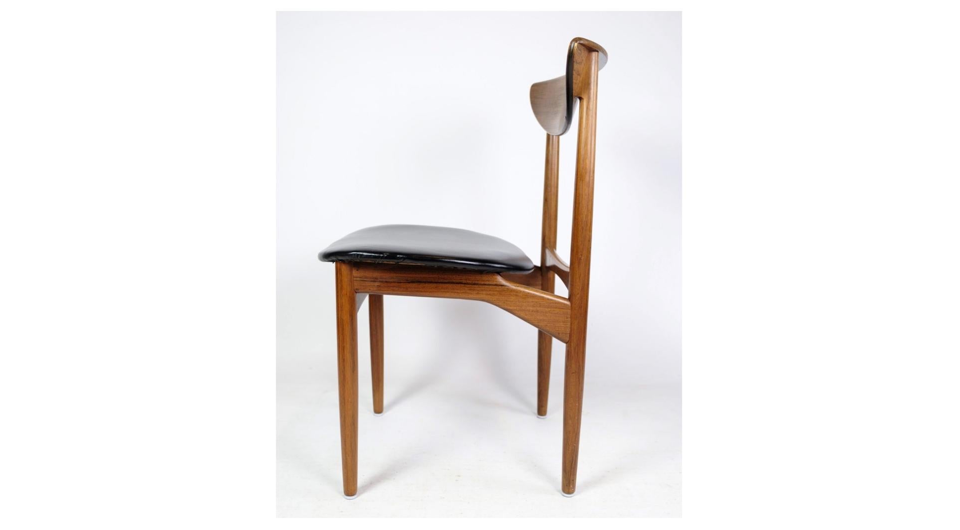 Mid-20th Century Set of Four Chairs Made In Rosewood By Kurt Østervig From 1960s For Sale