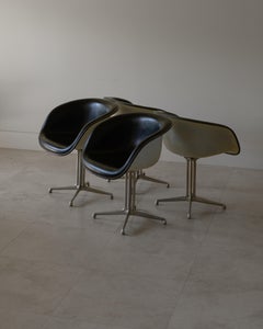 Set of Four La Fonda Chairs by Eames, Fiberglass, USA, 1960s
