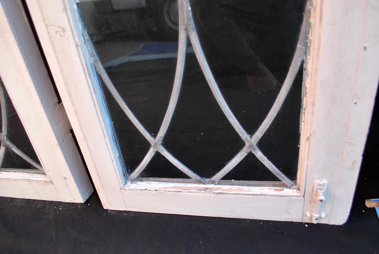 Set of Four Large 1920s Windows For Sale 6