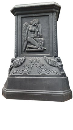 Set of Four Large Cast Iron Sculptures Representing the Four Seasons — Italy, 19