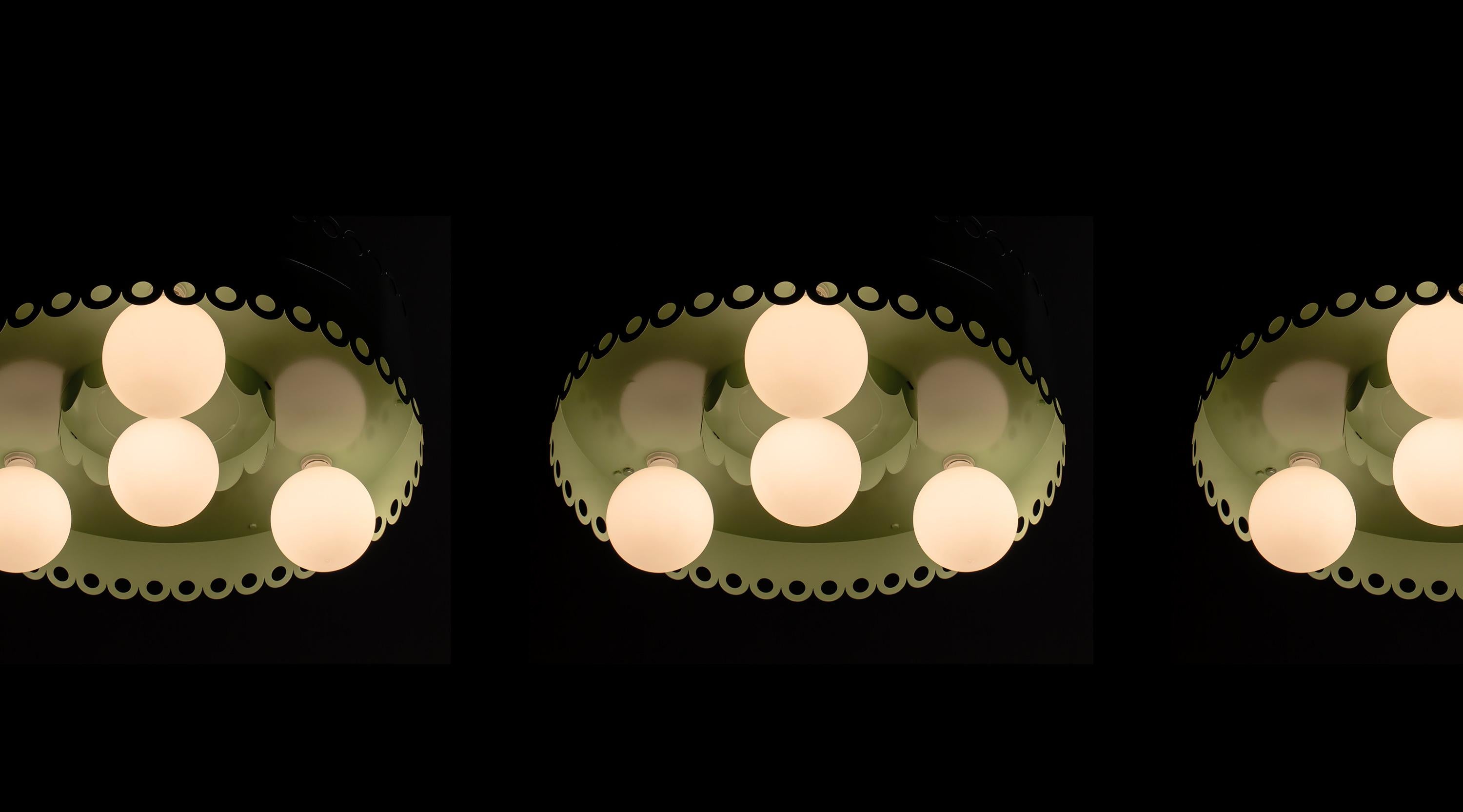 Set of Four Large Contemporary Ceiling Lights, 2010s For Sale 5