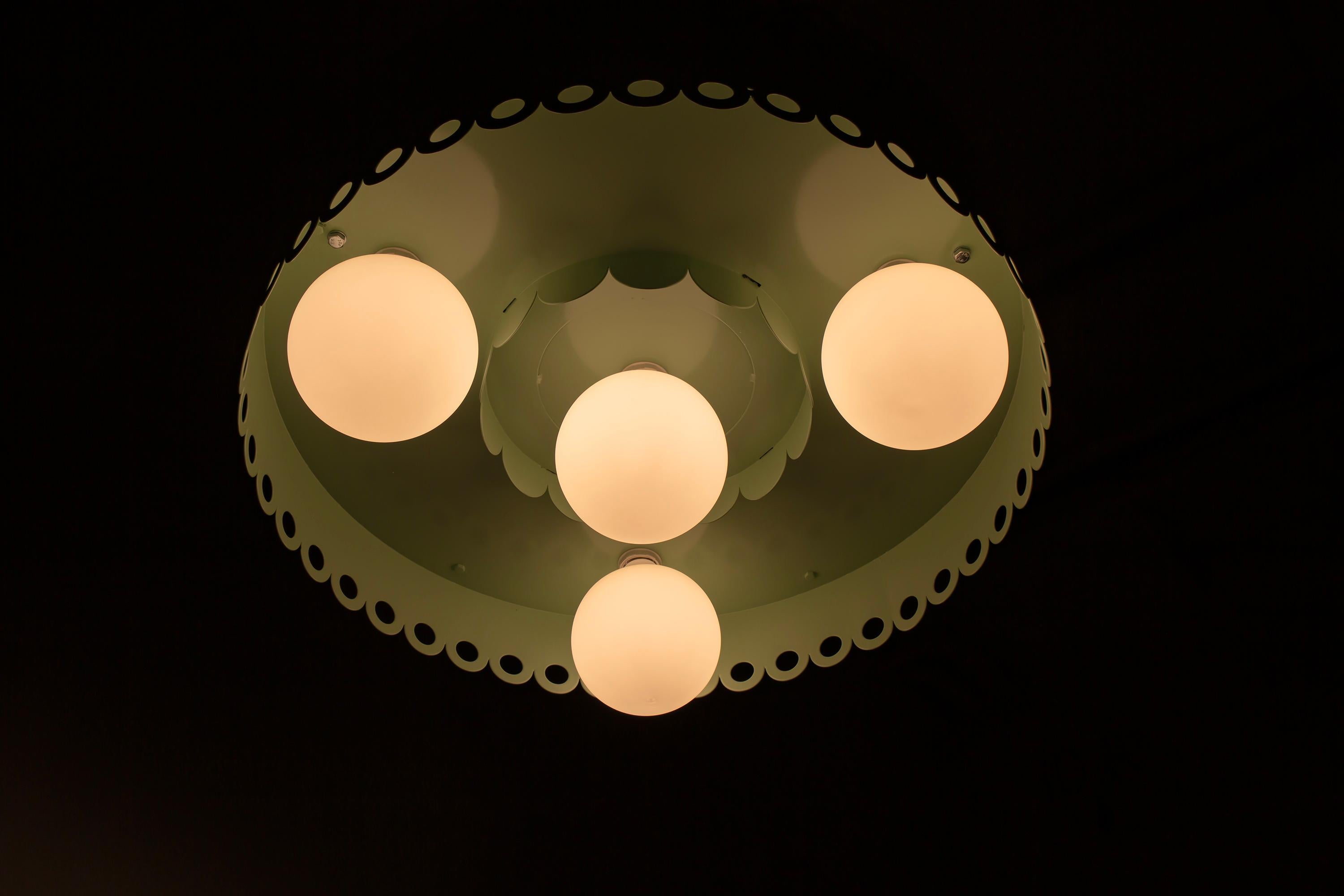 Set aus vier großen Contemporary Ceiling Lights, 2010er Jahre im Angebot 5