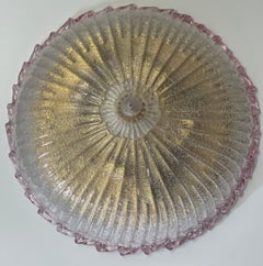 Ensemble de quatre grands affleurements en verre Murano de Graniglia, Italie, vers les années 1970