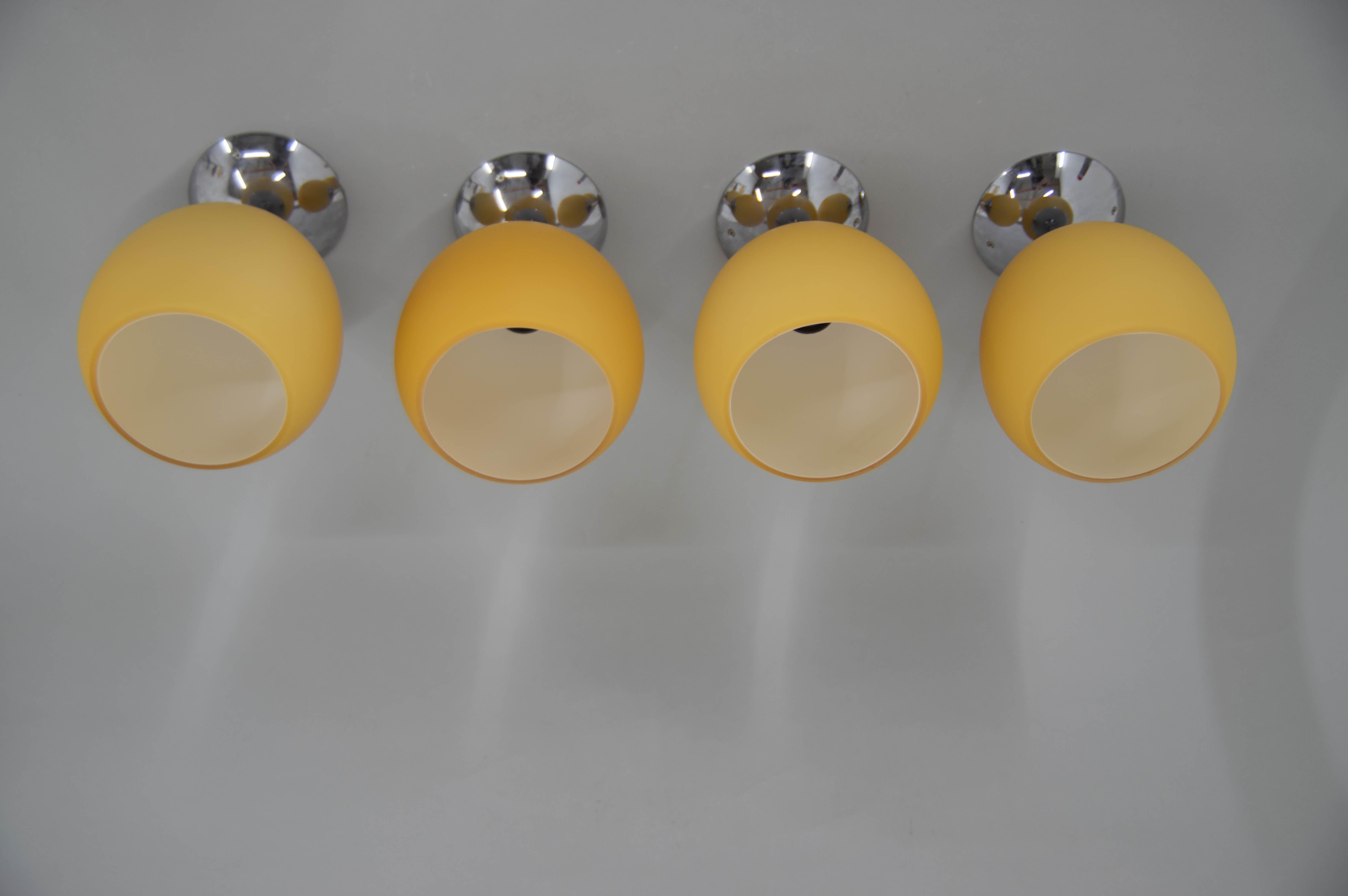 Set von vier Leucos Golf PL Einbaubeleuchtung von Toso & Massari, 1990er Jahre (Moderne) im Angebot