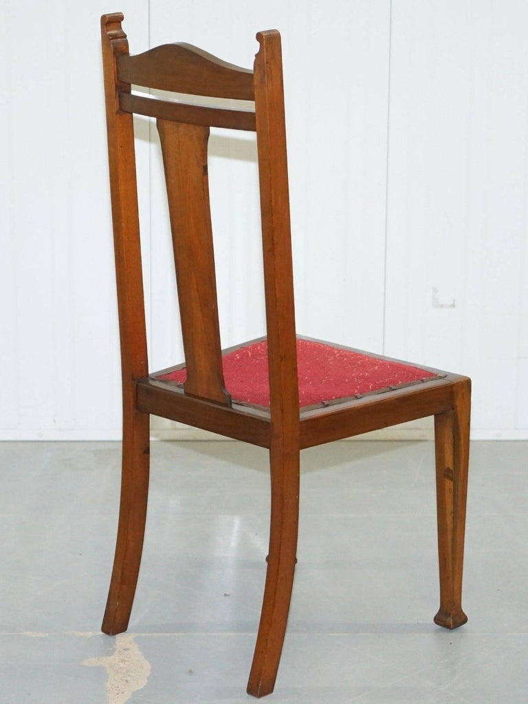 Set of Four Liberty's London Arts and Crafts Dining Room Chairs