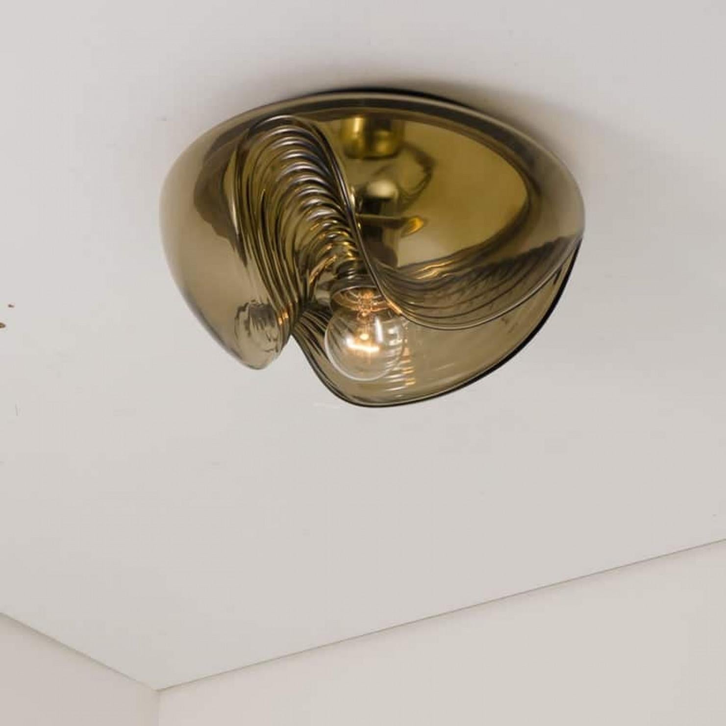 Set of Four-Light Fixtures Koch & Lowy, Two Sconces and Two Pedant Lights, 1970 in vendita 7