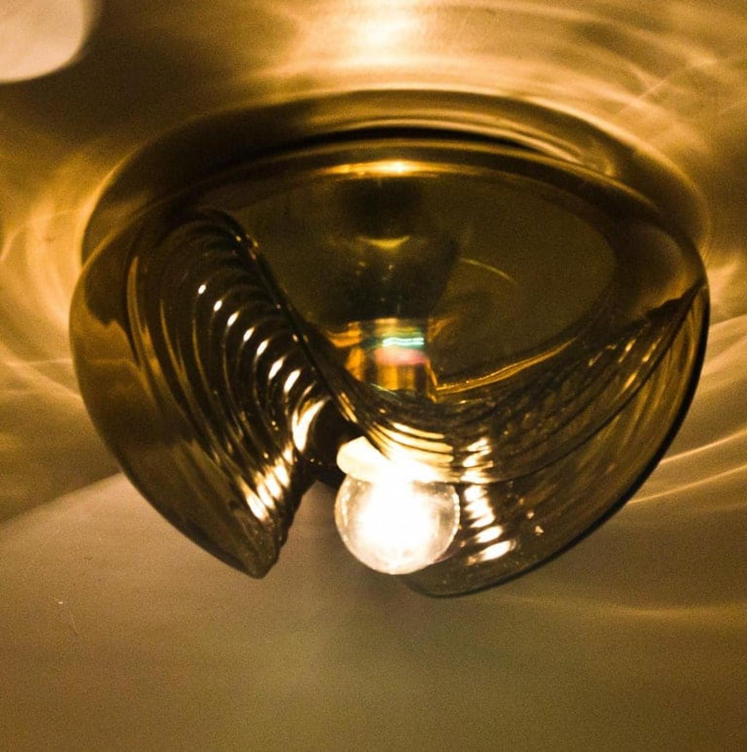 Set of Four-Light Fixtures Koch & Lowy, Two Sconces and Two Pedant Lights, 1970 en vente 10
