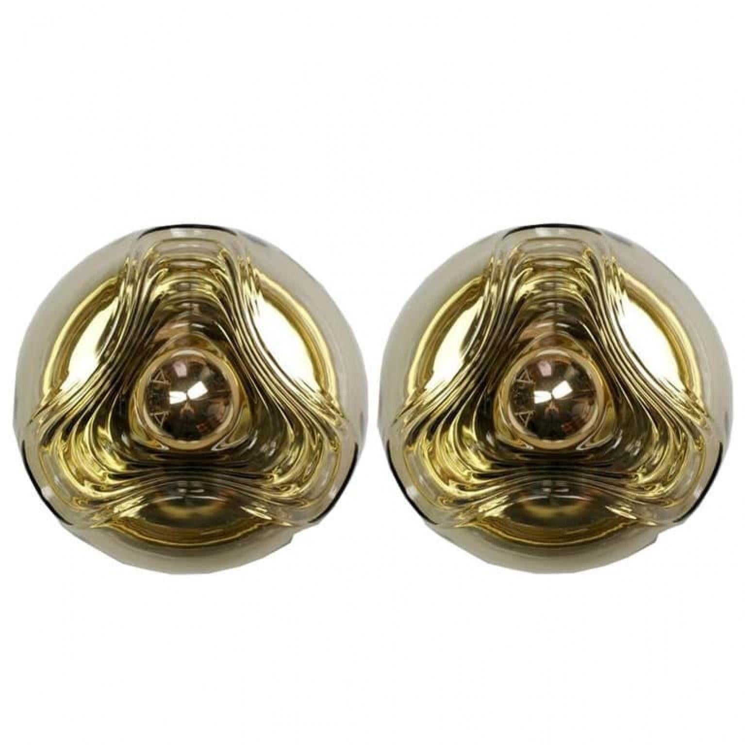 Set of Four-Light Fixtures Koch & Lowy, Two Sconces and Two Pedant Lights, 1970 For Sale 11