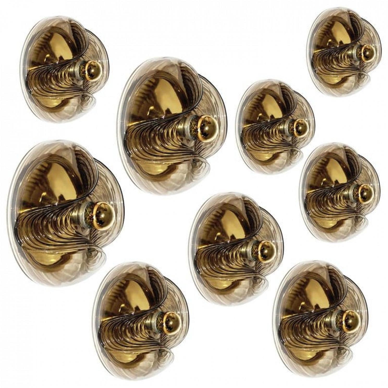 Set di quattro lampade Koch & Lowy, due sconsole e due lampade a piedistallo, 1970 in vendita 12