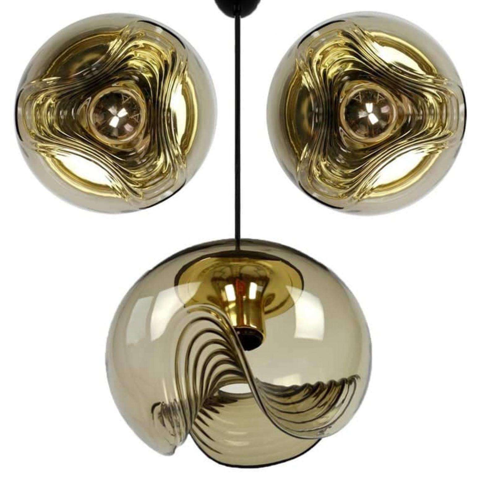 Set of Four-Light Fixtures Koch & Lowy, Two Sconces and Two Pedant Lights, 1970 in vendita 2