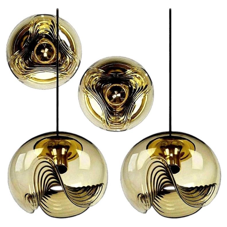Set di quattro lampade Koch & Lowy, due sconsole e due lampade a piedistallo, 1970