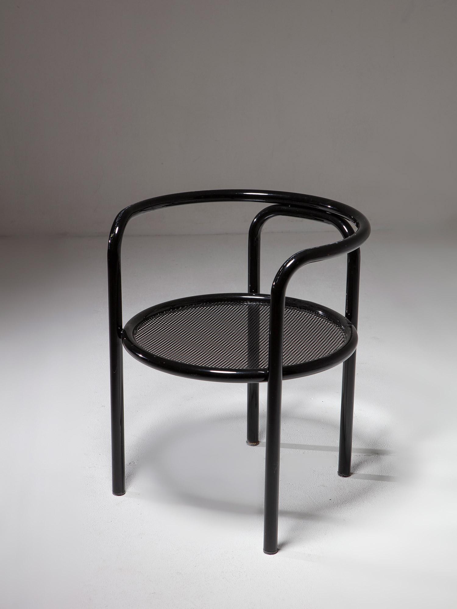 Metallo Set di quattro poltrone 