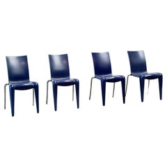 set of four "Louis 20" stackable chairs by Philippe Starck