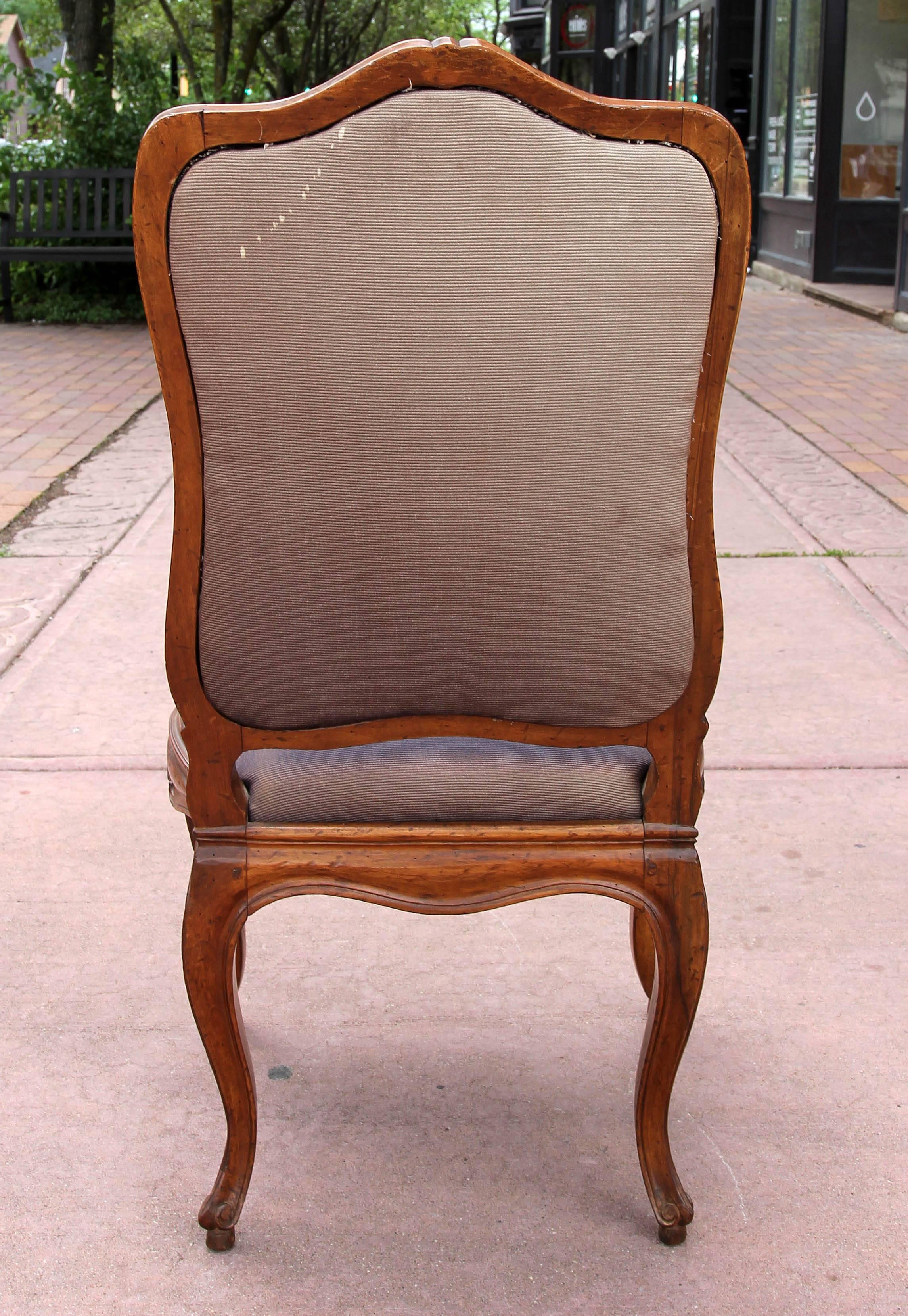 French Set of Four Louis XV 18th Century Chairs