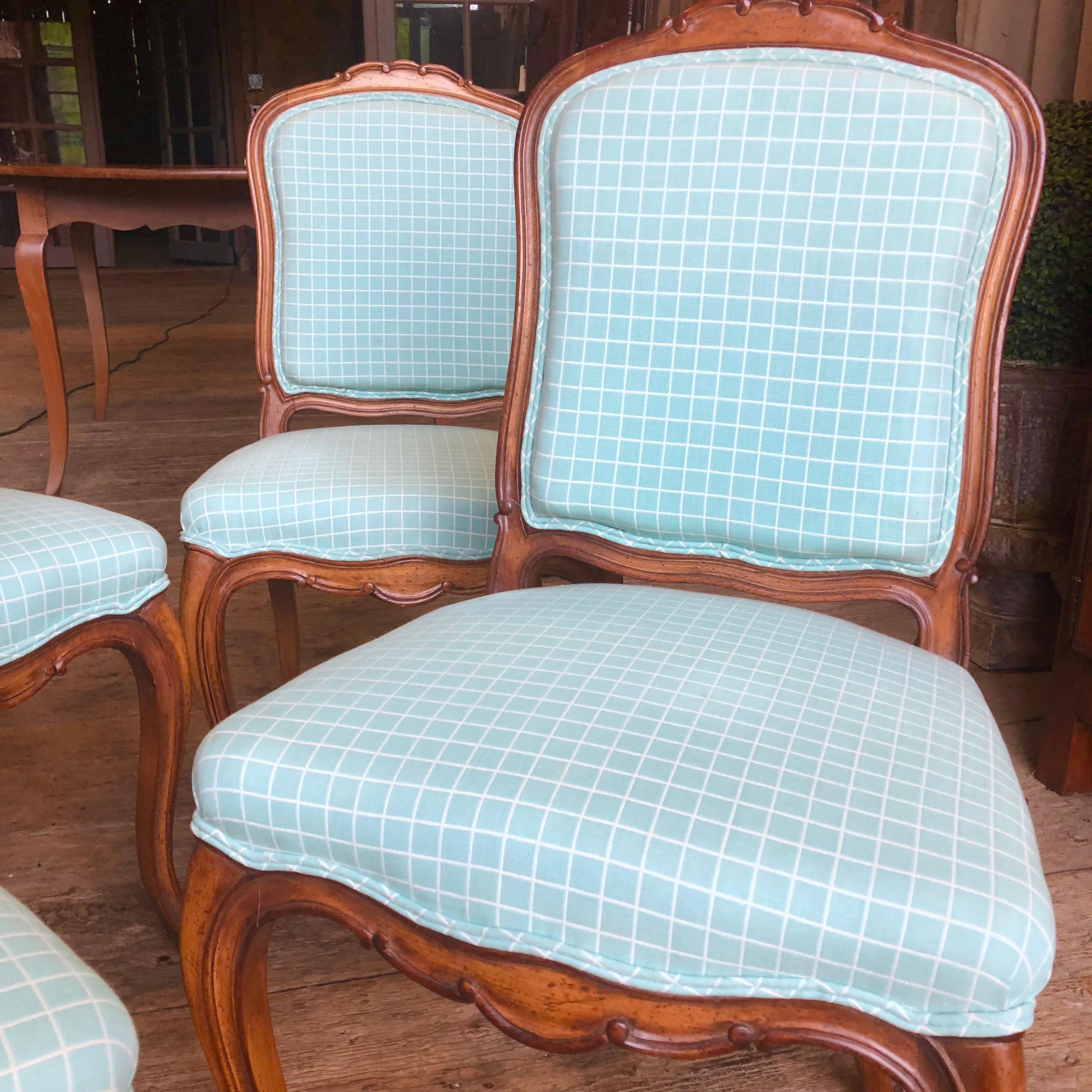 Set of Four Louis XV Style Side Chairs 3