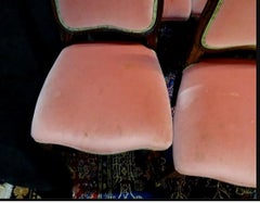 Set of Four Louis XV Style Walnut Dining Chairs