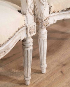 Set of Four Louis XVI Painted Armchairs, France, circa 1770–1780