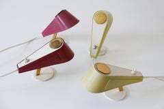 Set of Four Lovely Mid-Century Sparrow Bedside Table Lamps, 1950s, Germany