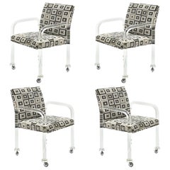 Set of Four Lucite Armchairs in the manner of Charles Hollis Jones