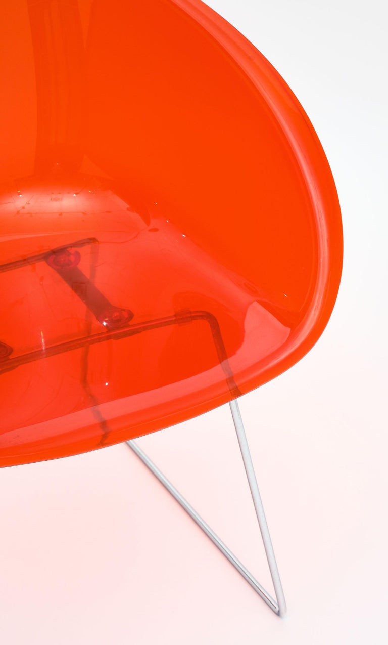 Set of Four Lucite Bucket Chairs at 1stDibs