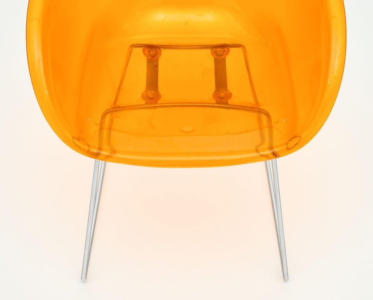 Set of Four Lucite Bucket Chairs at 1stDibs