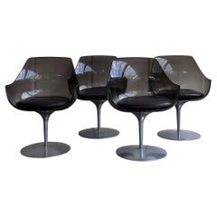 Set of Four Lucite "Champagne" Chairs Designed by Estelle & Erwine Laverne