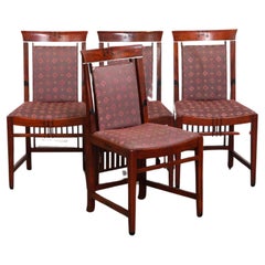 Ensemble de quatre luxueuses chaises de salle à manger Schuitema de la série Decoforma