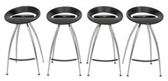 Set of Four Lyra by Magis Italian Bar Stools