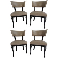 Set of Four Maison Jansen Side Chairs