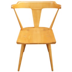 Set of Four Maple T-Back Dining Chairs by Paul McCobb for the Planner Group