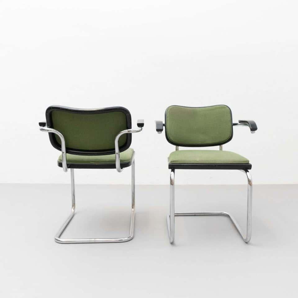 italien Ensemble de quatre chaises CIRCA de Marcel Breuer par Gavina, vers 1970 en vente
