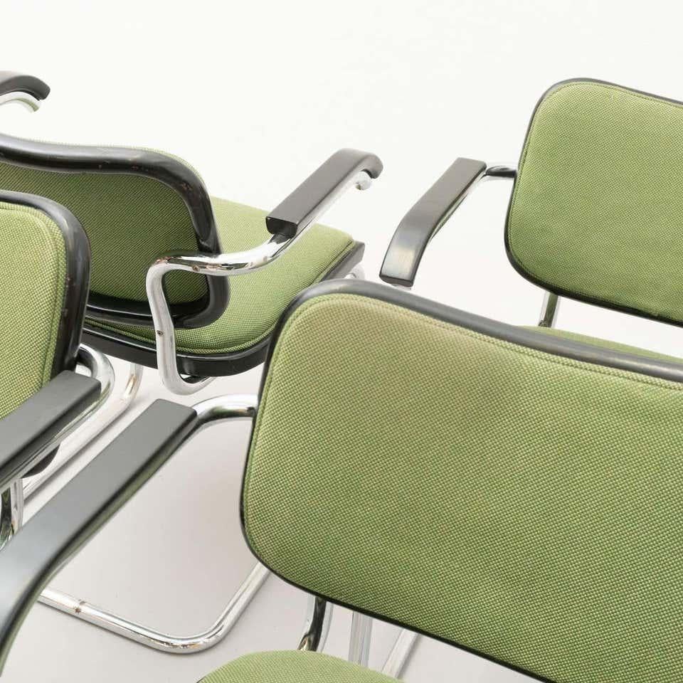 Ensemble de quatre chaises CIRCA de Marcel Breuer par Gavina, vers 1970 en vente 1