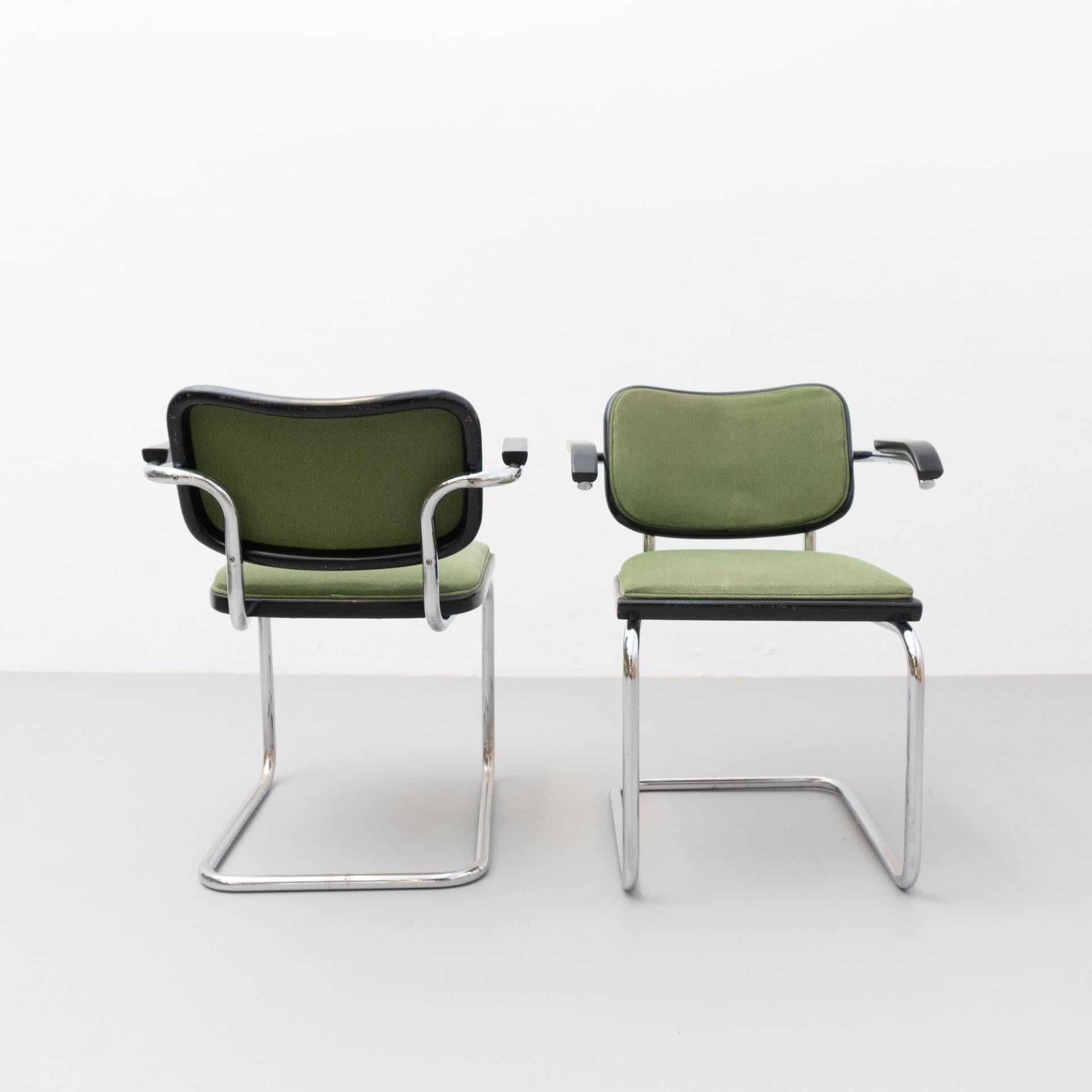 Set of Four Marcel Breuer Cesca Chairs by Gavina, circa 1970 2